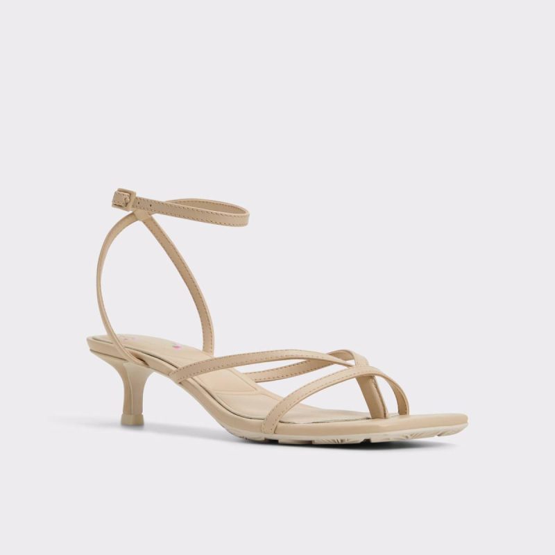 Aldo Sandals Women Soffie Medium Beige Women's Strappy Sandals Medium Beige - Image 4