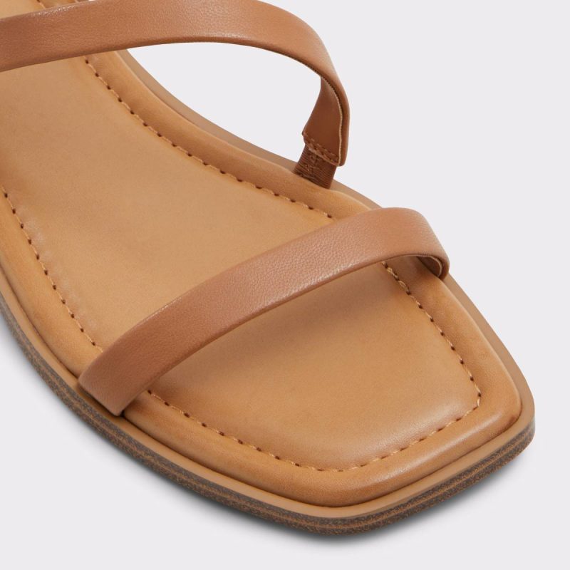 Aldo Sandals Women Spinella Medium Brown Women's Flat Sandals Medium Brown - Image 5