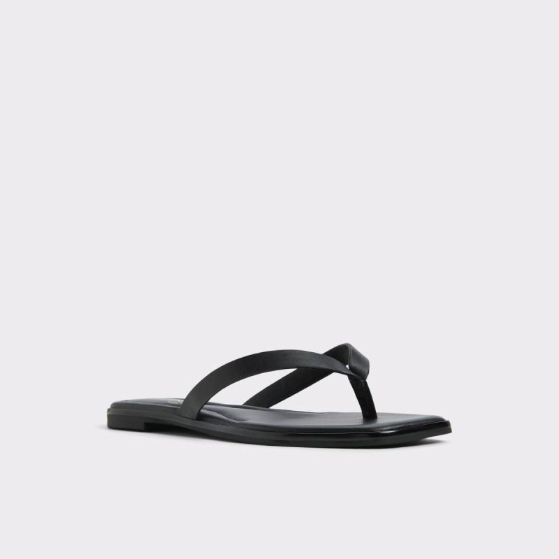 Aldo Sandals Women Theao Black Women's Flat Sandals Black - Image 4