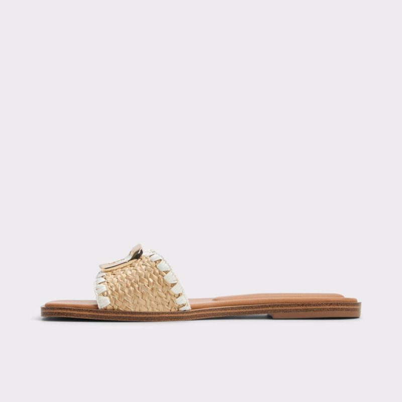 Aldo Sandals Women Tidella Open Natural Women's Flat Sandals Open Natural - Image 3