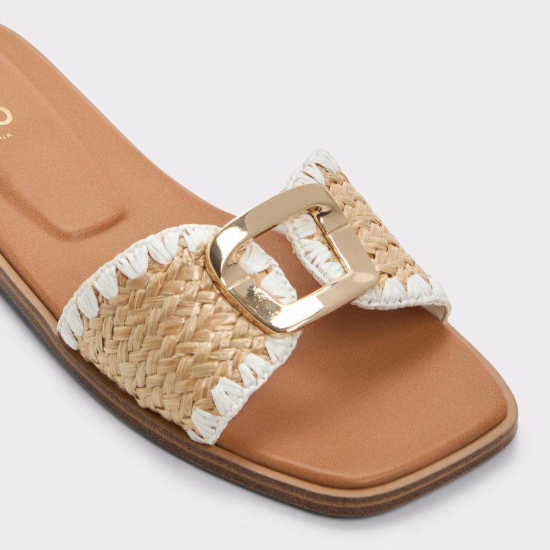 Aldo Sandals Women Tidella Open Natural Women's Flat Sandals Open Natural - Image 5