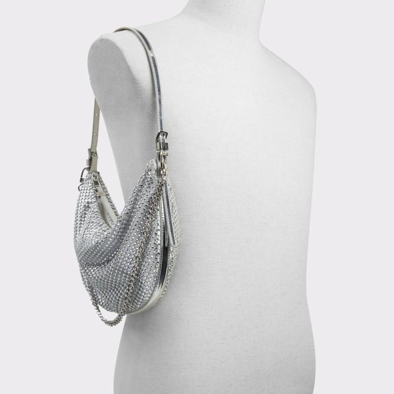 Aldo Shoulder Bags Kasslynx_Se Silver Women's Shoulder Bags Women Silver - Image 4