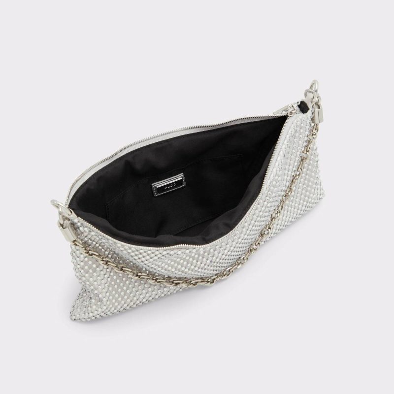 Aldo Silver/Clear Multi Women Darlingsidex Silver/Clear Multi Women's Shoulder Bags Shoulder Bags - Image 3