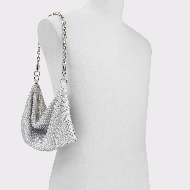Aldo Silver/Clear Multi Women Darlingsidex Silver/Clear Multi Women's Shoulder Bags Shoulder Bags - Image 4