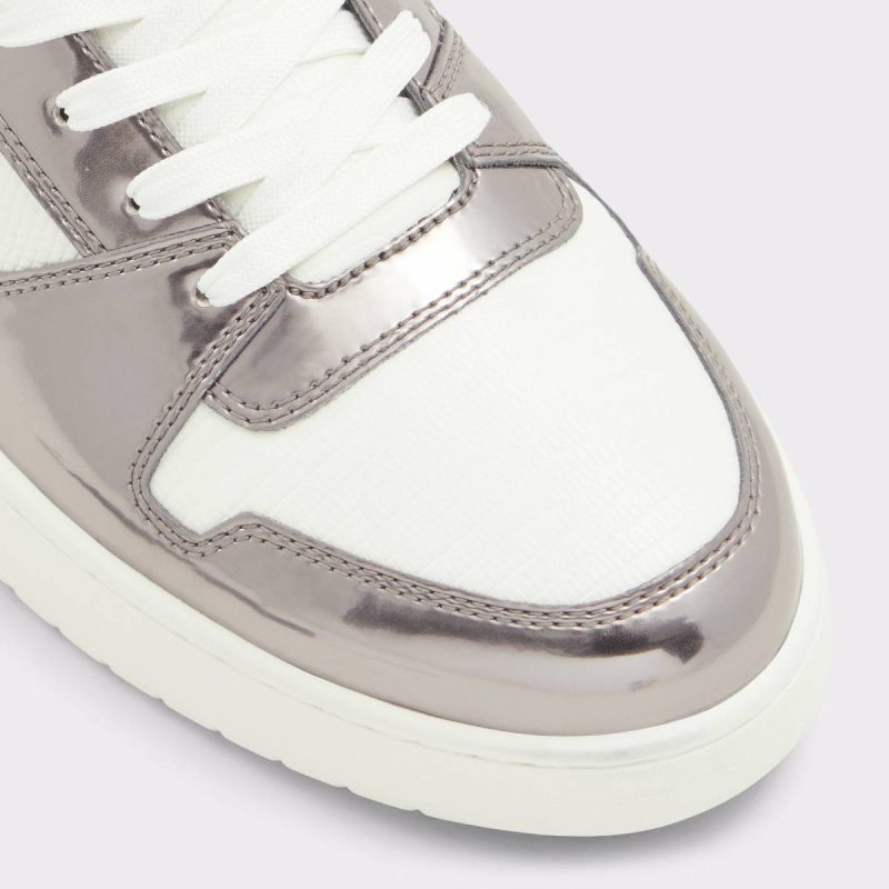 Aldo Silver Zethan_Se Silver Men's Sneakers Men Sneakers - Image 5