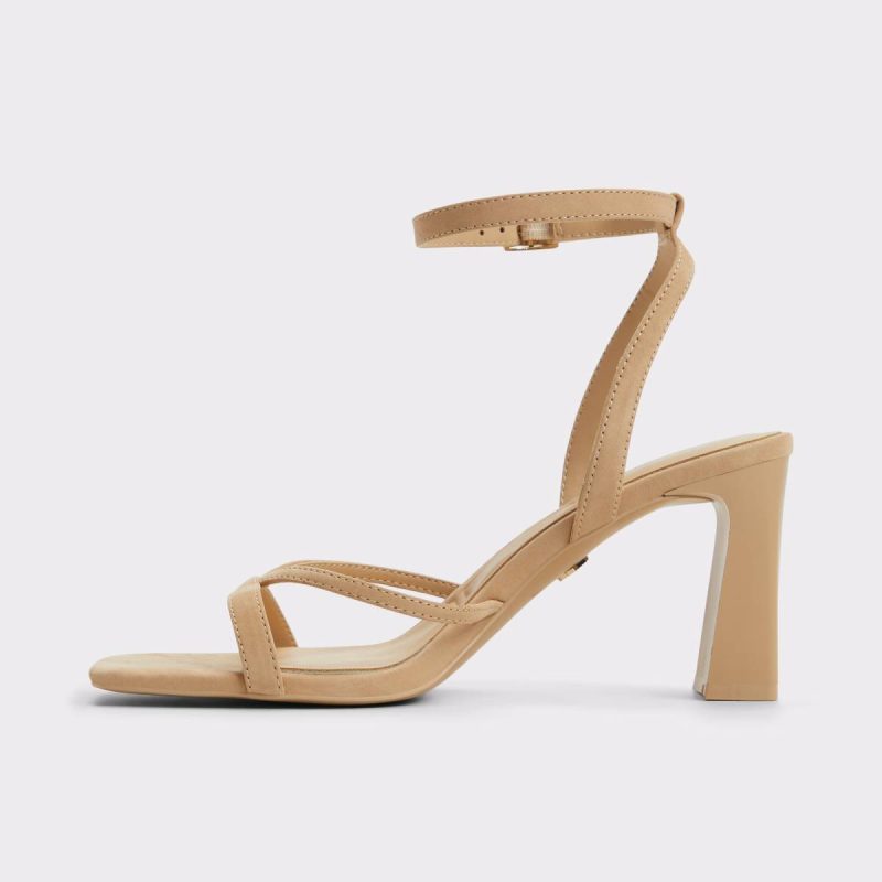 Aldo Stellare Beige Women's Block Heels Beige Women Heels - Image 3
