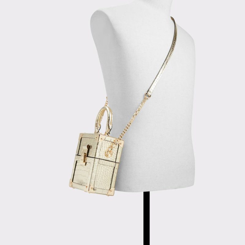Aldo Top Handle Bags Women Zephyrinex Gold Women's Top Handle Bags Gold - Image 4