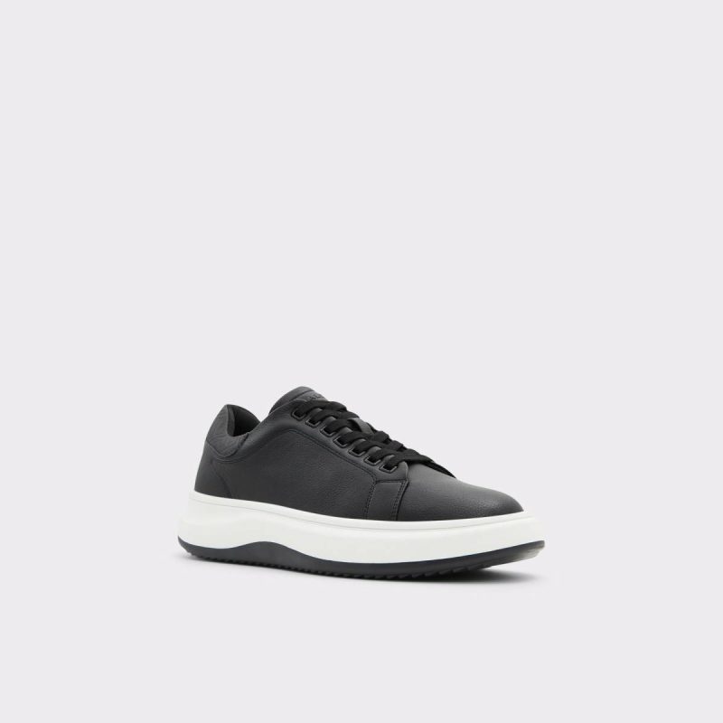 Aldo Wavespec Black Synthetic Smooth Men's Low Top Men Sneakers Black Synthetic Smooth - Image 4