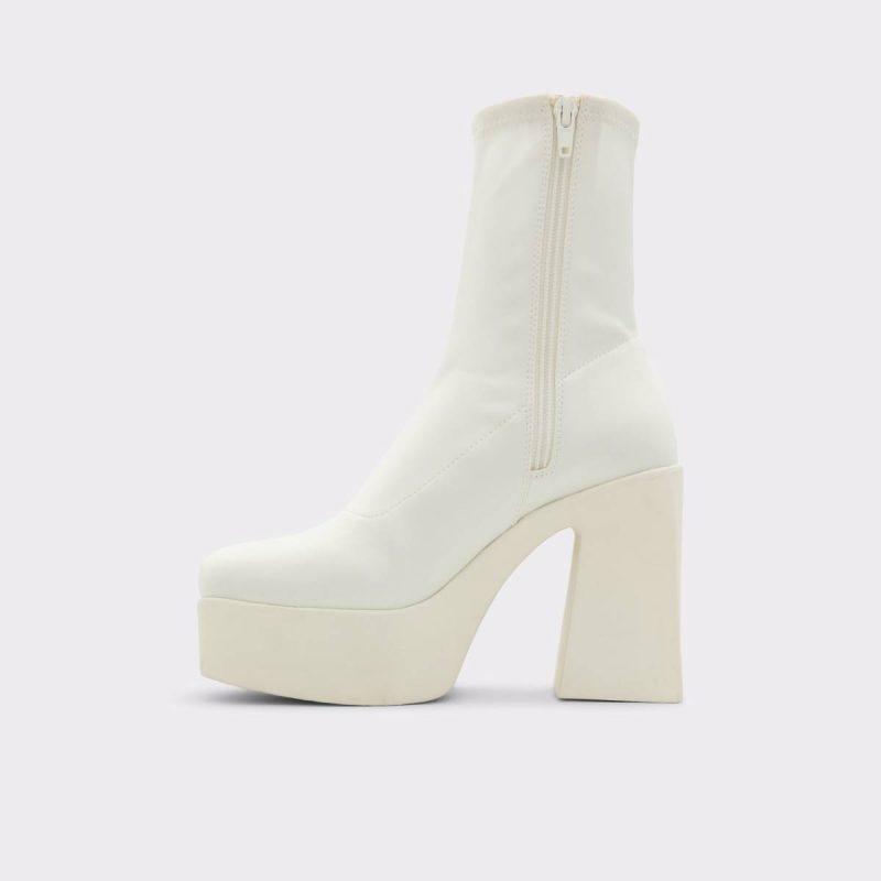 Aldo White/Bone Boots Women Grandstep White/Bone Women's Dress Boots - Image 3