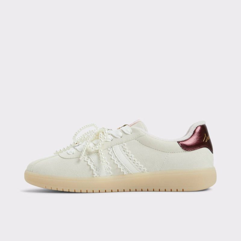 Aldo White/Bone Sweetthing White/Bone Women's Low Top Sneakers Sneakers Women - Image 3
