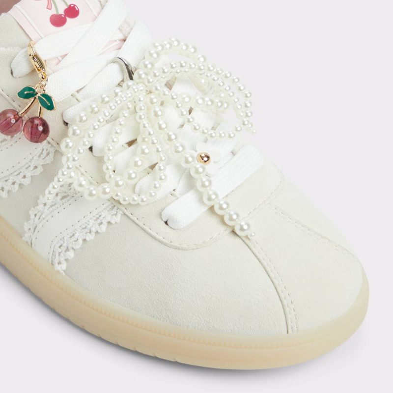Aldo White/Bone Sweetthing White/Bone Women's Low Top Sneakers Sneakers Women - Image 5