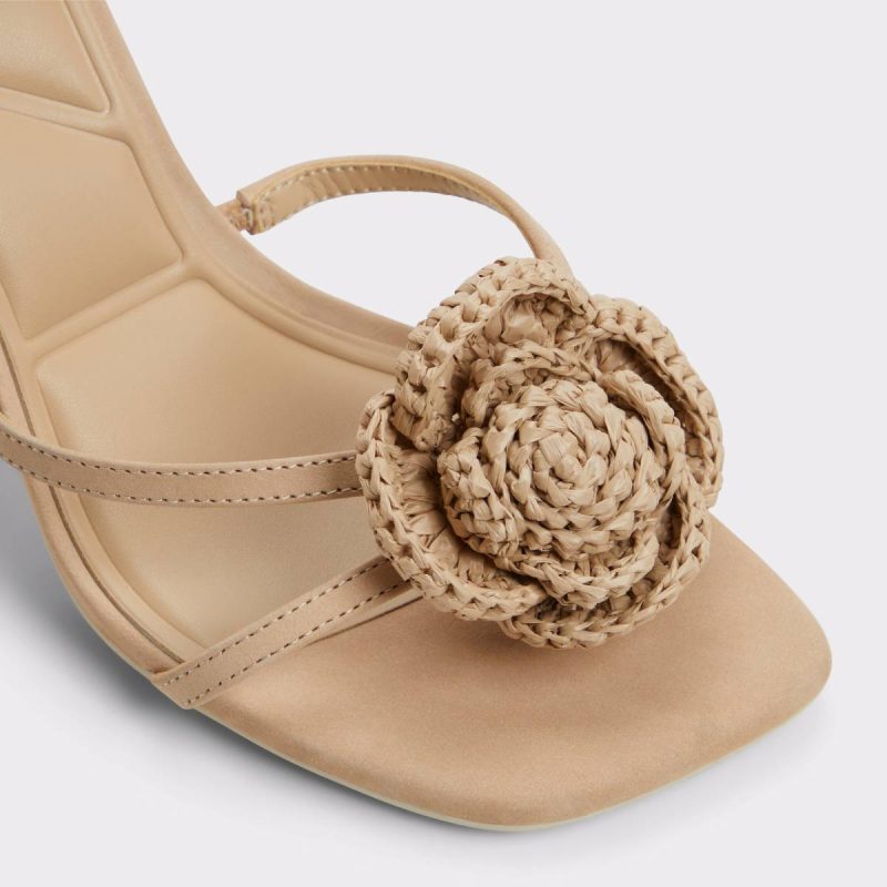 Aldo Wildblossom Sand Women's Heeled Sandals Women Heels Sand - Image 5