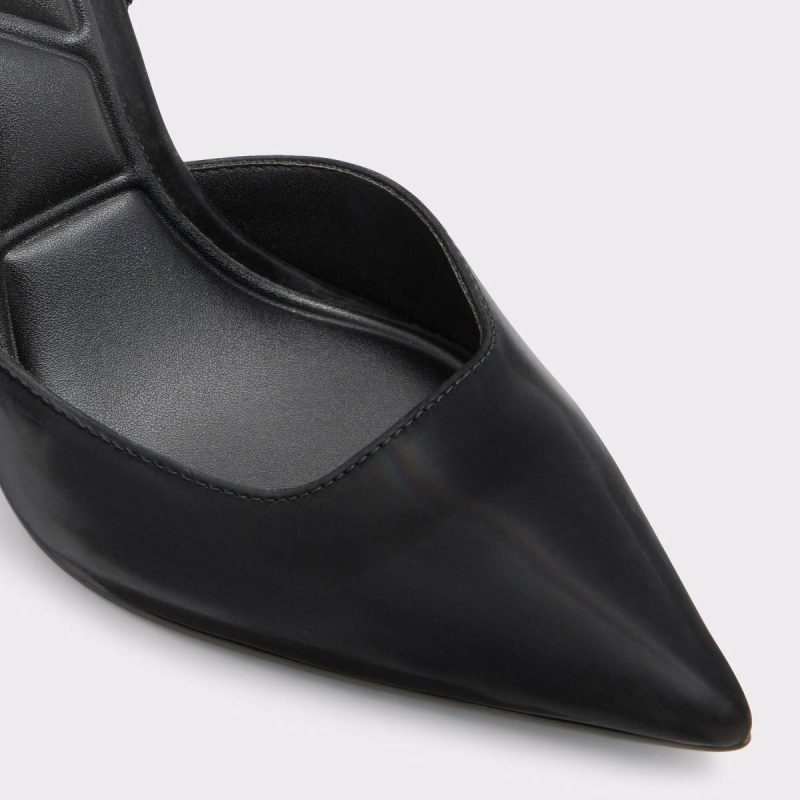 Aldo Women Black Berolden Black Women's Slingbacks Heels - Image 5
