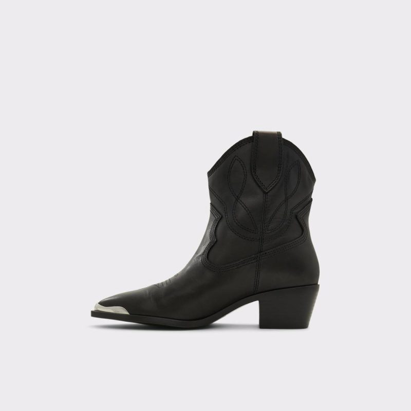 Aldo Women Black Boots Valley Black Women's Western And Cowboy Boots - Image 3