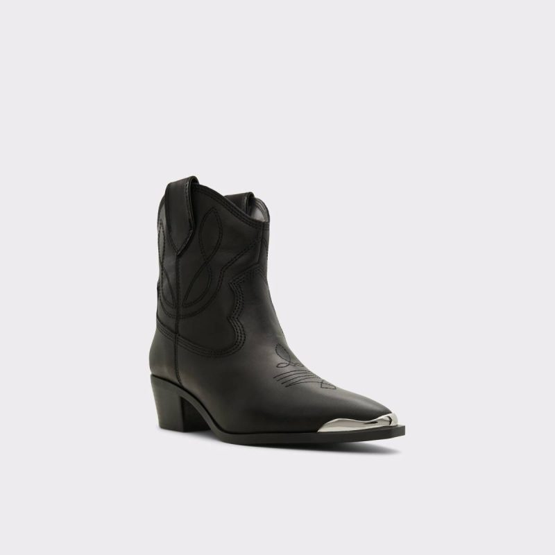 Aldo Women Black Boots Valley Black Women's Western And Cowboy Boots - Image 4