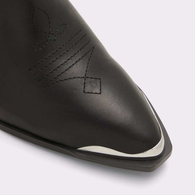 Aldo Women Black Boots Valley Black Women's Western And Cowboy Boots - Image 5