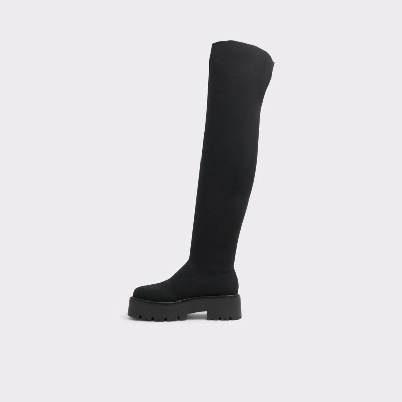 Aldo Women Boots Black Dynoknit Black Women's Tall Boots - Image 3