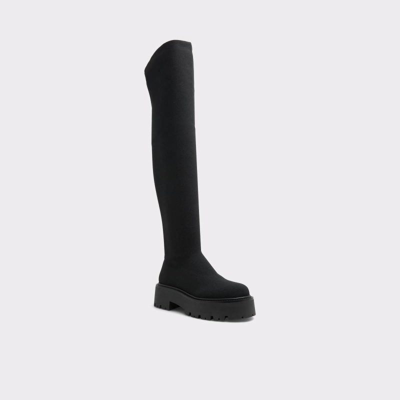 Aldo Women Boots Black Dynoknit Black Women's Tall Boots - Image 4