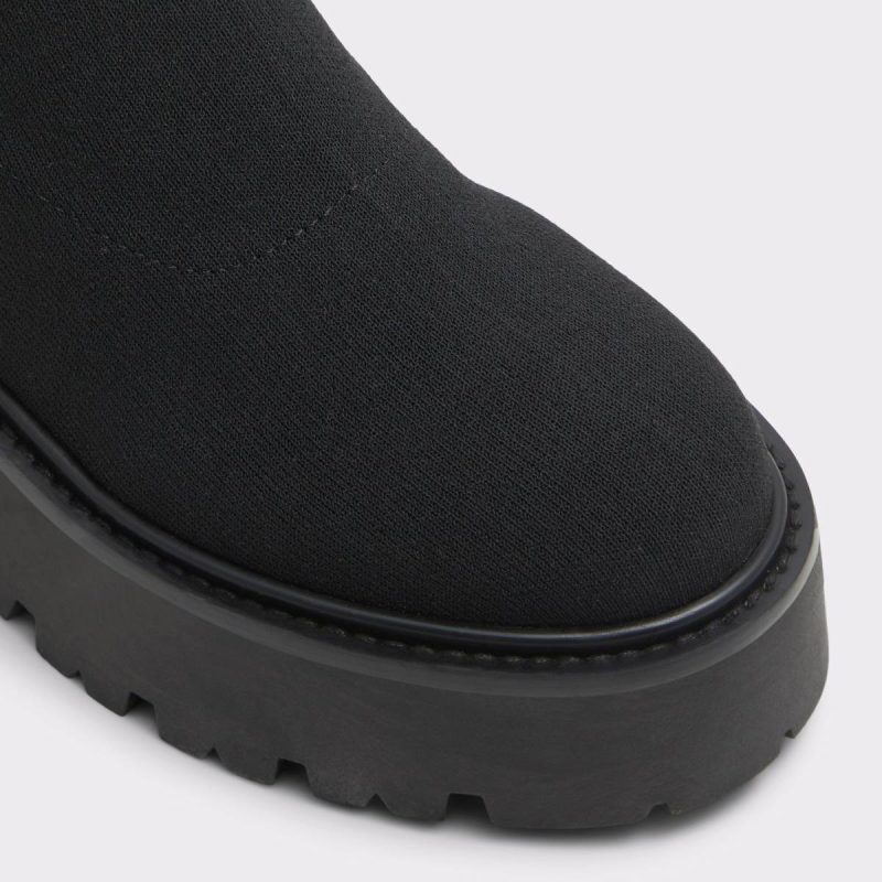 Aldo Women Boots Black Dynoknit Black Women's Tall Boots - Image 5