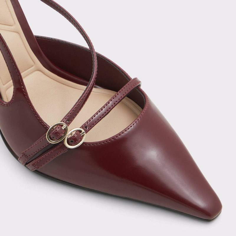 Aldo Women Bordo Heels Etheria Bordo Women's Slingbacks - Image 5