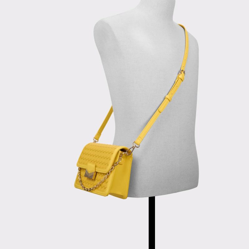 Aldo Women Bright Yellow Top Handle Bags Soleilax Bright Yellow Women's Top Handle Bags - Image 4