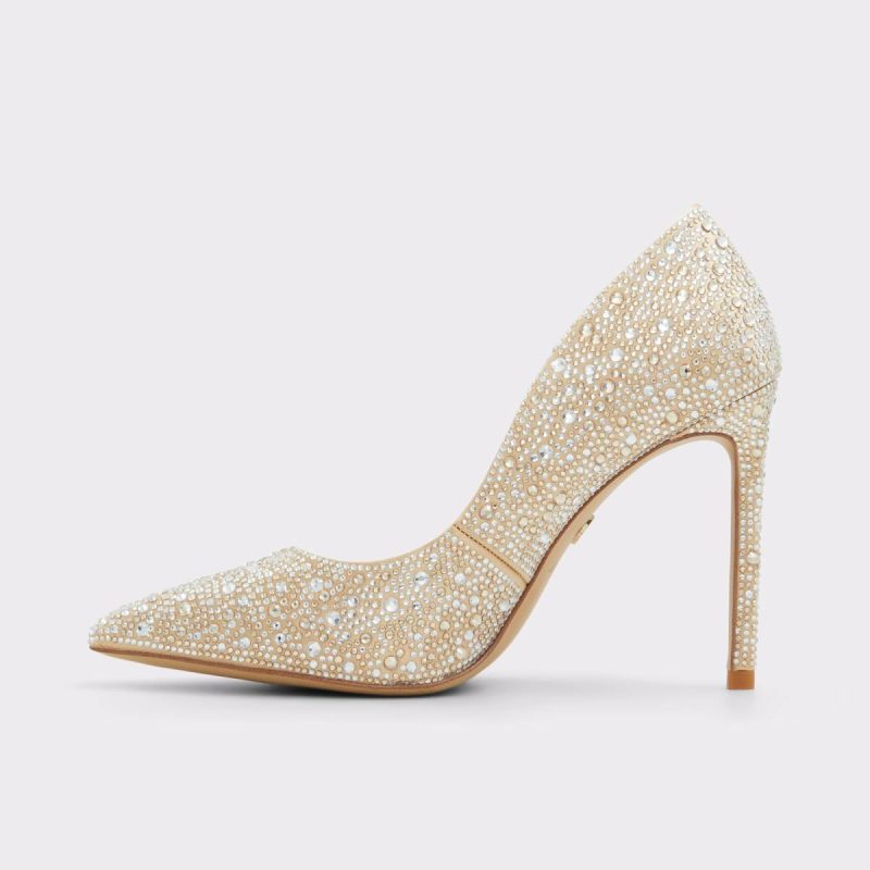 Aldo Women Gold Stessy2.0 Gold Women's Pumps Heels - Image 3