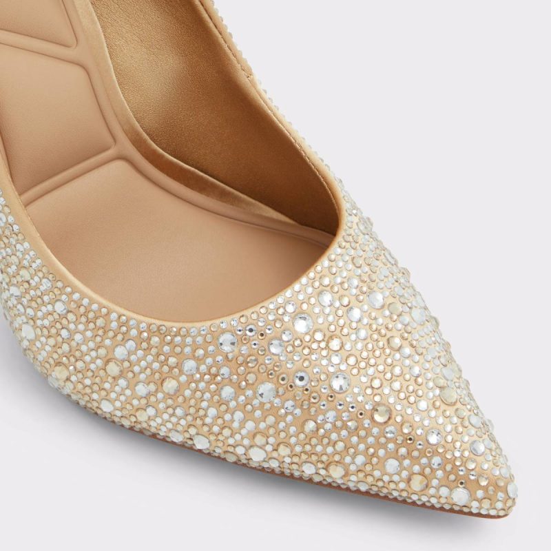 Aldo Women Gold Stessy2.0 Gold Women's Pumps Heels - Image 5