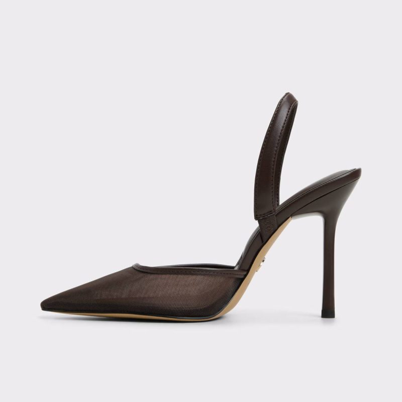 Aldo Women Heels Berolsen Dark Brown Women's High Heels Dark Brown - Image 3