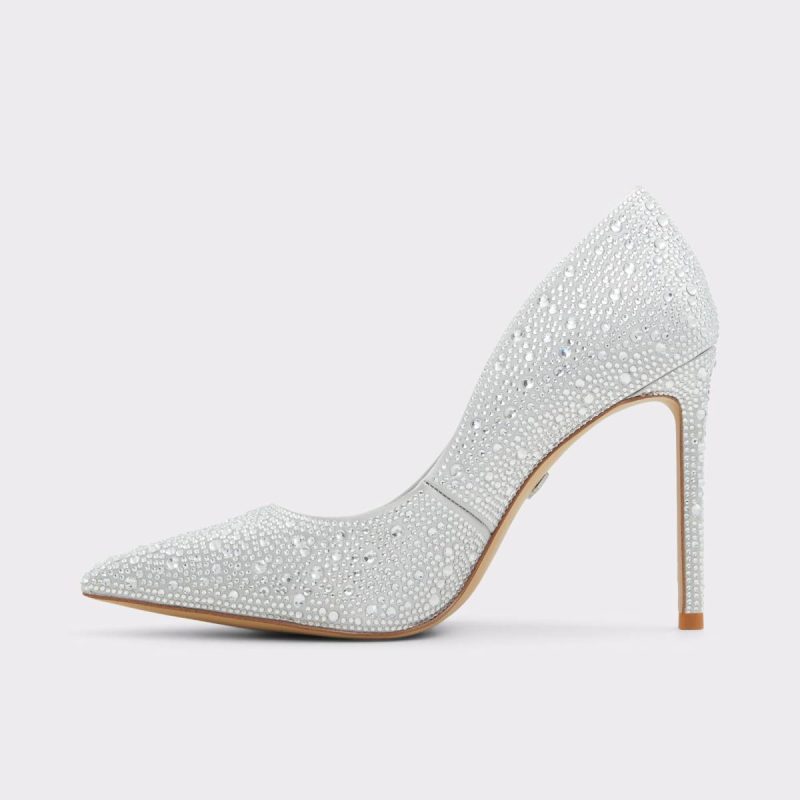 Aldo Women Heels Stessy2.0 Silver Women's Pumps Silver - Image 3