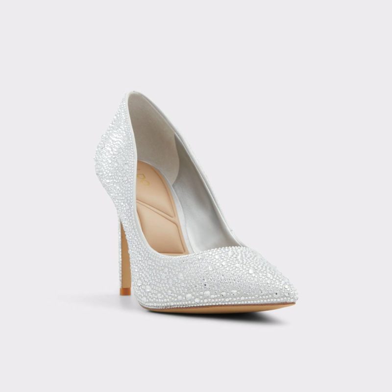 Aldo Women Heels Stessy2.0 Silver Women's Pumps Silver - Image 4