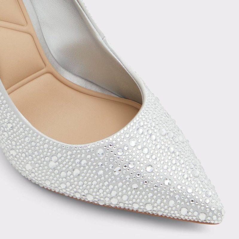 Aldo Women Heels Stessy2.0 Silver Women's Pumps Silver - Image 5