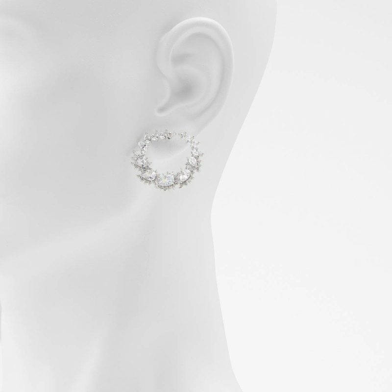 Aldo Women Jewelry Silver/Clear Multi Yaha Silver/Clear Multi Women's Earrings - Image 2