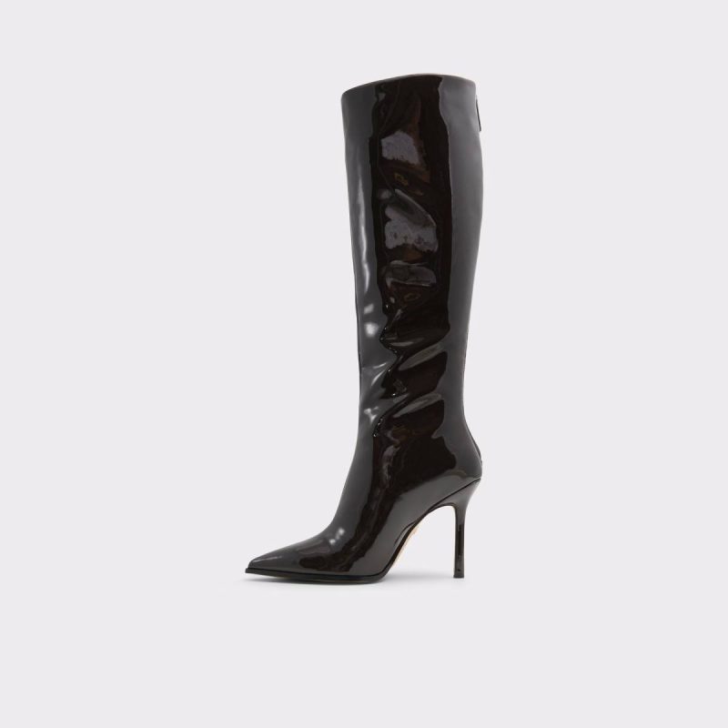 Aldo Women Maybellie Dark Brown Women's Tall Boots Dark Brown Boots - Image 3