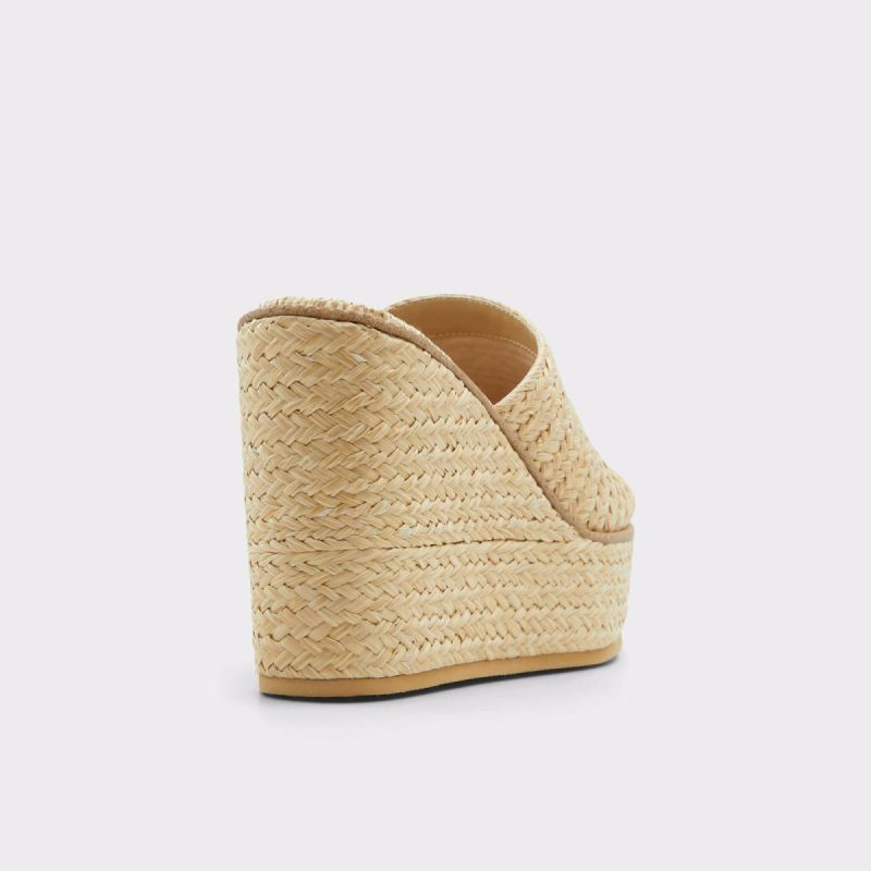 Aldo Women Midsommar Open Natural Women's Wedges Heels Open Natural - Image 3