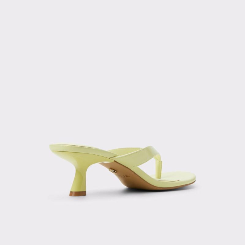 Aldo Women Other Yellow Jump Other Yellow Women's Strappy Sandals Heels - Image 3