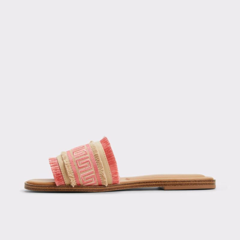 Aldo Women Sandals Coral Nalani Coral Women's Flat Sandals - Image 3
