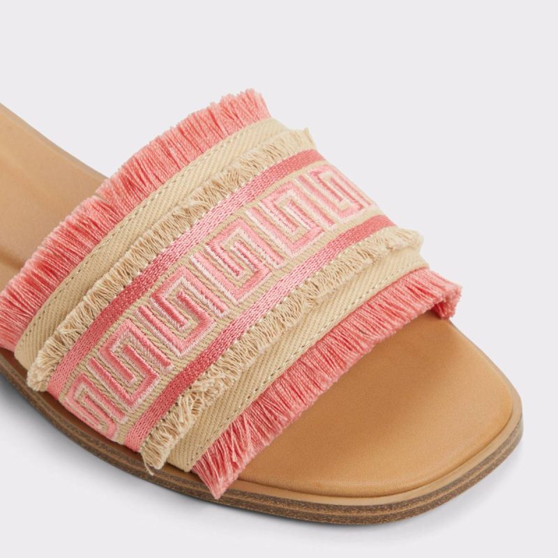 Aldo Women Sandals Coral Nalani Coral Women's Flat Sandals - Image 5