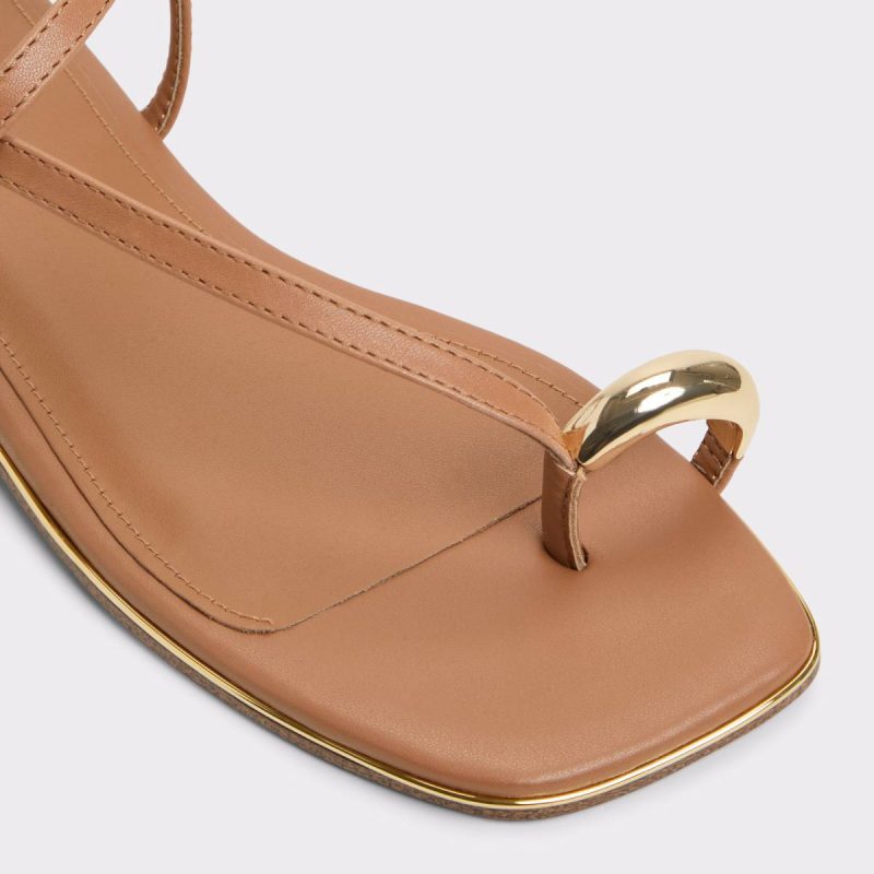 Aldo Women Sandals Medium Brown Jomalina Medium Brown Women's Flat Sandals - Image 5