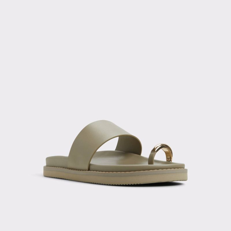 Aldo Women Sandals Other Green Beachstroll Other Green Women's Footbed Sandals - Image 4