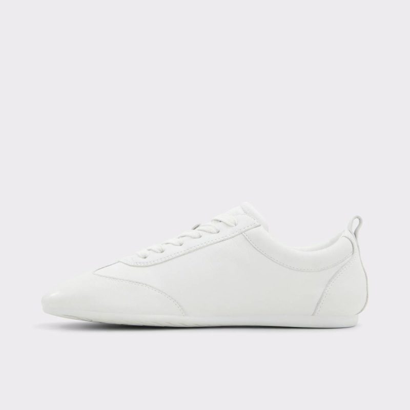 Aldo Women Swiftlyy White/Bone Women's Low Top Sneakers White/Bone Sneakers - Image 3