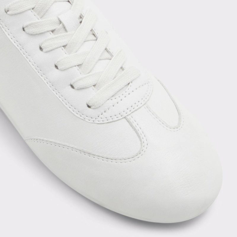 Aldo Women Swiftlyy White/Bone Women's Low Top Sneakers White/Bone Sneakers - Image 5