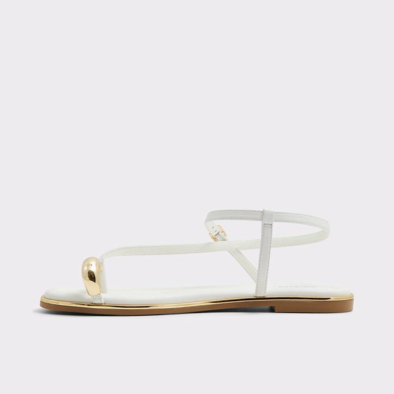 Aldo Women White Jomali White Women's Flat Sandals Sandals - Image 3