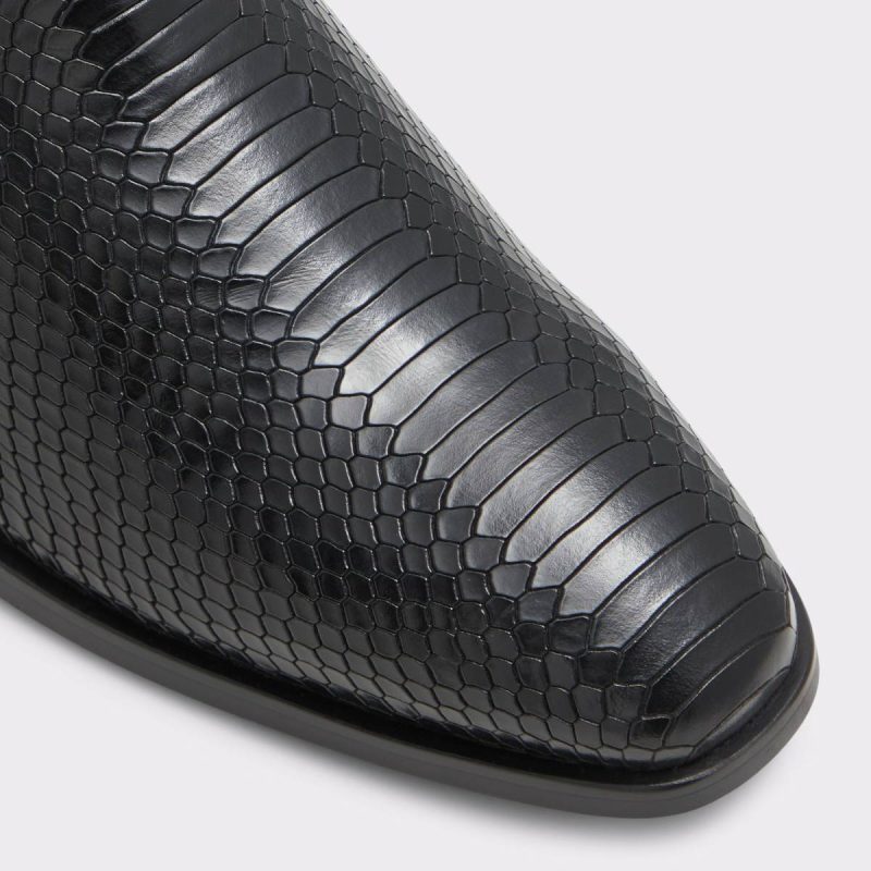 Amur Other Black Leather Snake Men's Dress Boots Other Black Leather Snake Boots Men Aldo - Image 5