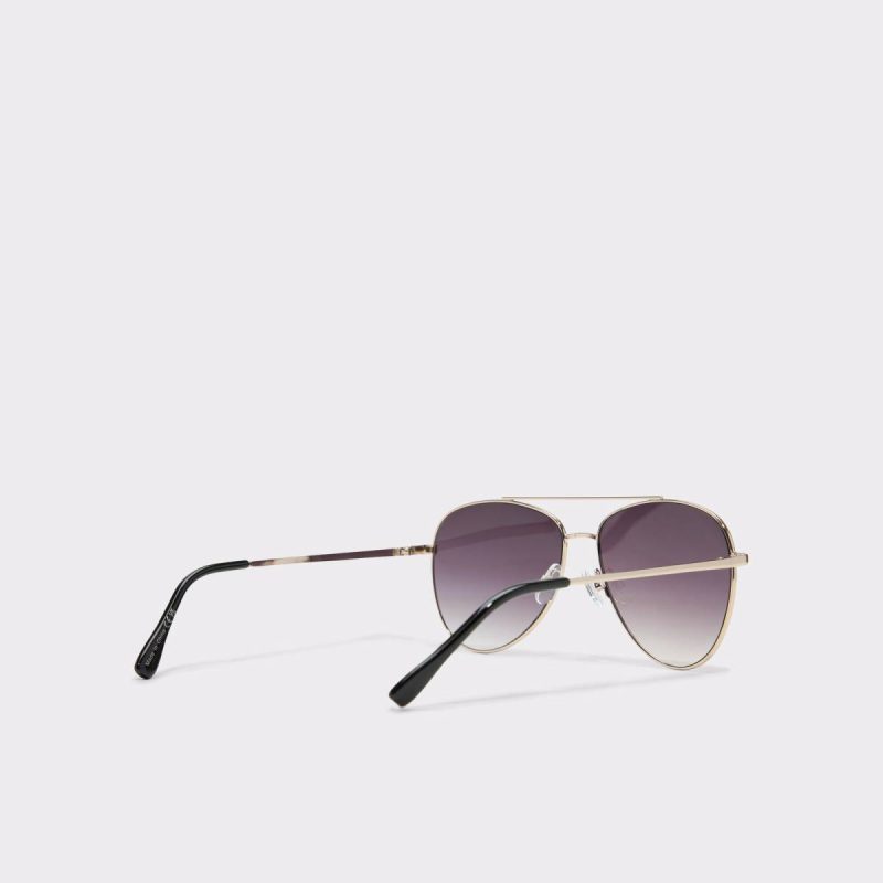 Arilicanx Black/Gold Multi Women's Aviator Women Aldo Sunglasses Black/Gold Multi - Image 3