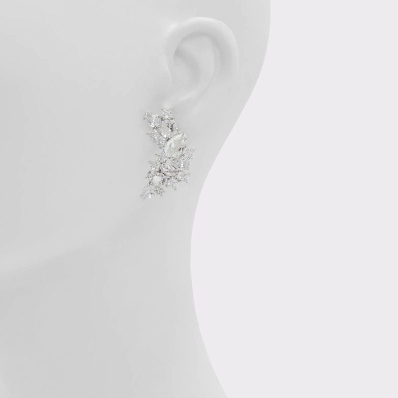 Arylian Silver/Clear Multi Women's Earrings Silver/Clear Multi Aldo Women Jewelry - Image 2