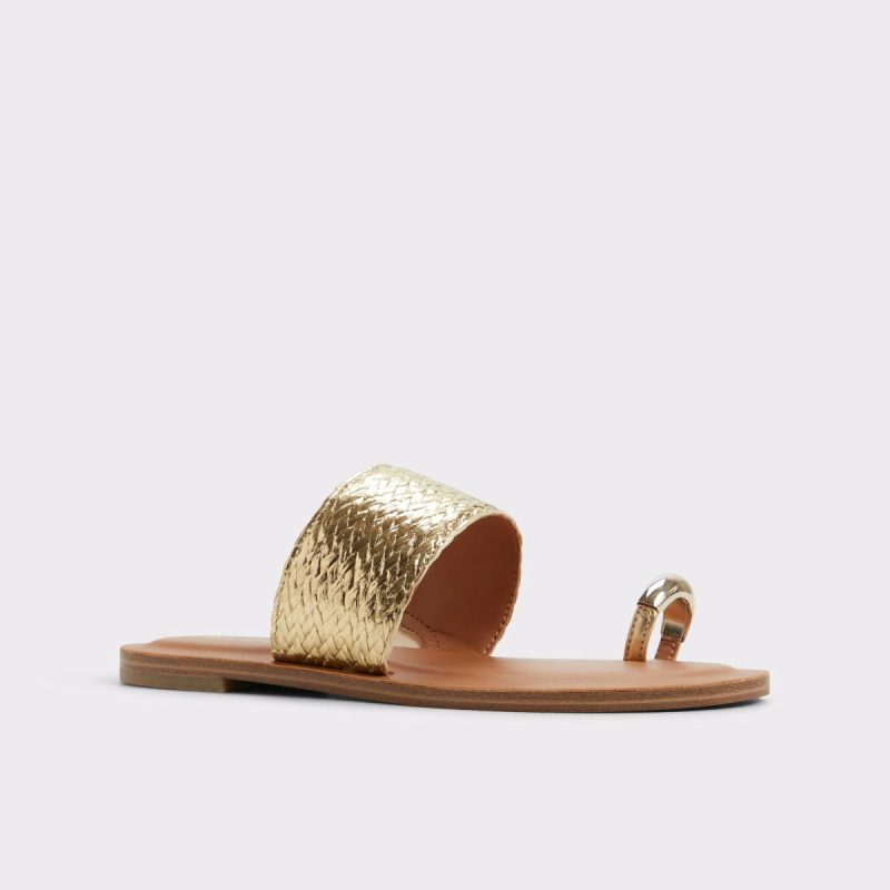 Beachwalk Gold Women's Metallics Gold Sandals Aldo Women - Image 4