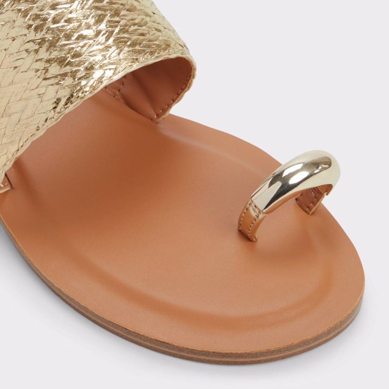 Beachwalk Gold Women's Metallics Gold Sandals Aldo Women - Image 5