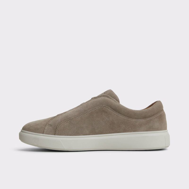 Beige Aldo Men Abbott Beige Men's Slip-Ons Sneakers - Image 3