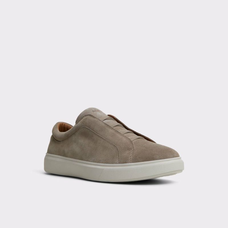 Beige Aldo Men Abbott Beige Men's Slip-Ons Sneakers - Image 4