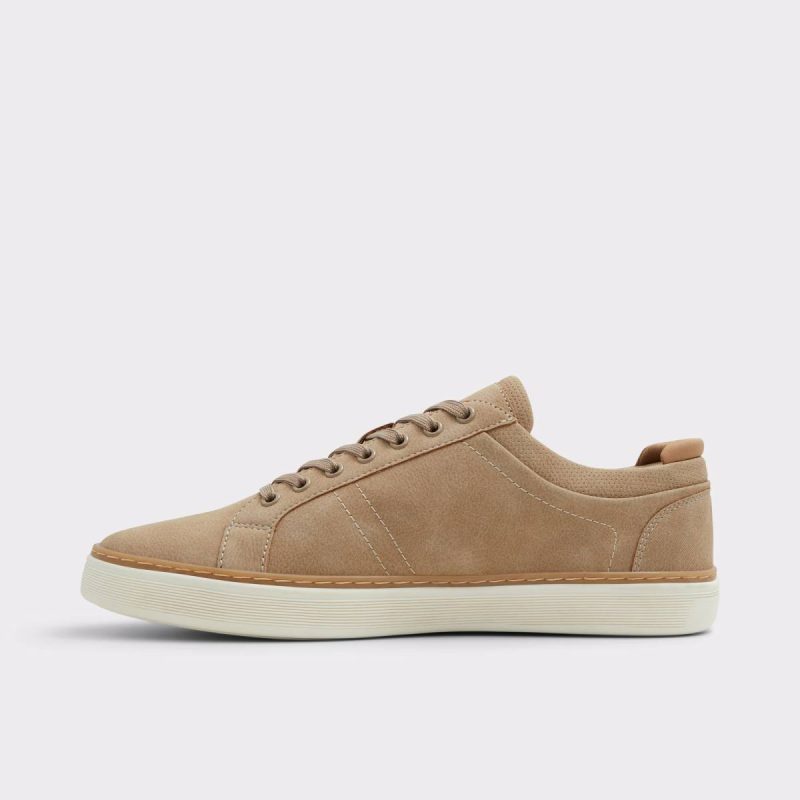 Beige Synthetic Nubuck Aldo Men Sneakers Greyson Beige Synthetic Nubuck Men's Low Top - Image 3